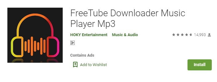 Aplikasi Download Lagu mp3 Gratis FreeTube