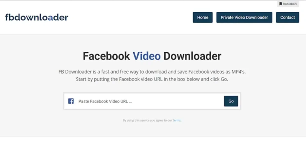 download video facebook menggunakan Fbdownloader.net