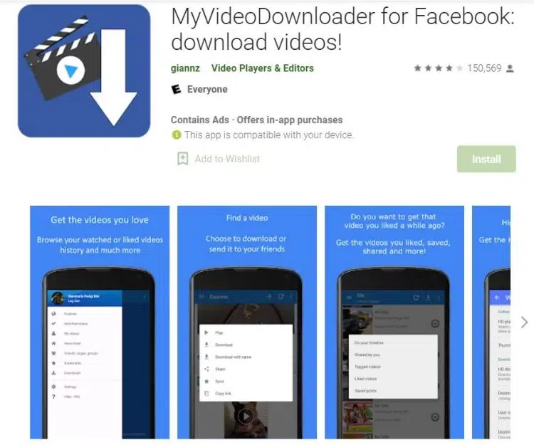 MyVideo Downloader for Facebook