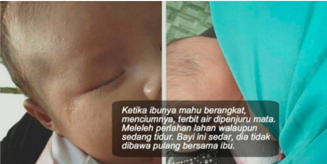 Kisah Air Mata Bayi di Luar Nikah Meleleh Ketika Ditinggal Ibunya