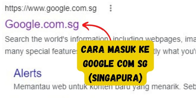 Dijamin Aman! Begini Cara Masuk ke Google Com SG (Singapura)