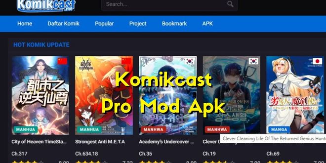 Komikcast Pro Mod Apk Tempat Baca Manga Terbaru, Gratis !!!