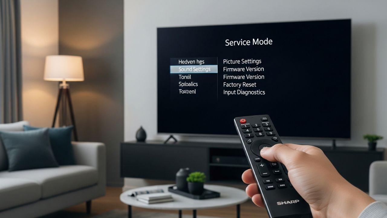 Buka Menu Rahasia TV Sharp