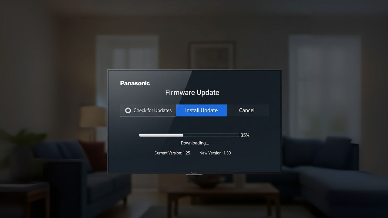 Cara Update Firmware TV Panasonic