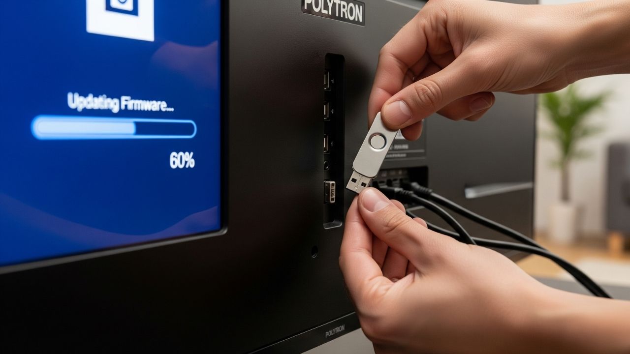 Modal Flashdisk! Cara Jitu Hidupkan Lagi TV Polytron yang Mati Suri
